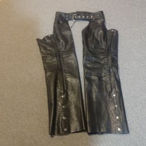 Never worn Leather Chaps